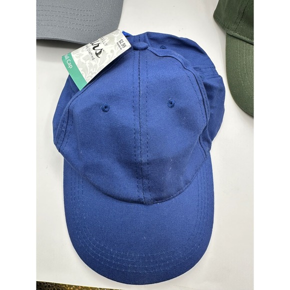 Baseball Cap Bundle Time and Tru & Yours Adult Wearable Art Blue Gray Green x4 - Picture 5 of 13